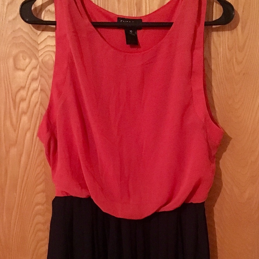 Enfocus Studio Red and Black Dress